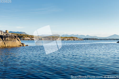 Image of Beautiful view on norwegian fjords