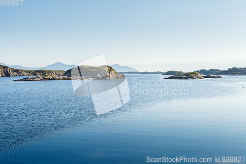 Image of Beautiful view on norwegian fjords