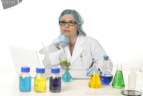 Image of Scientist in laboratory