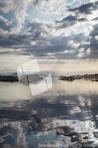 Image of Beautiful view on norwegian fjords