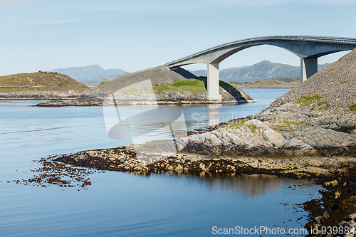 Image of atlantic road bridge in Norway