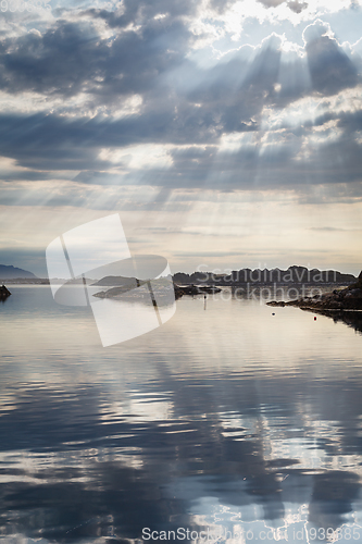 Image of Beautiful view on norwegian fjords