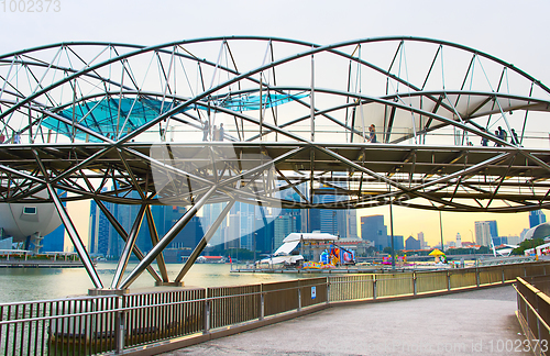 Image of Helix Bridge, Singapore