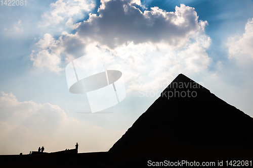 Image of Pyramids at Giza Cairo Egypt