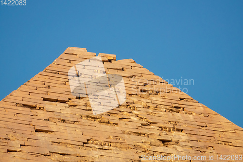 Image of Pyramids at Giza Cairo Egypt