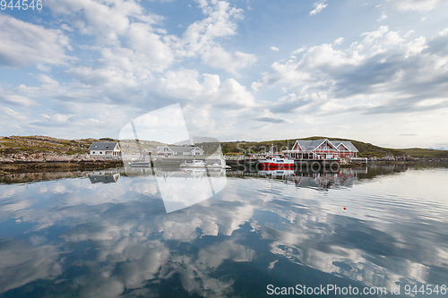 Image of Beautiful view on norwegian fjords