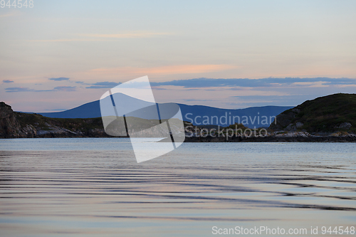 Image of Beautiful view on norwegian fjords