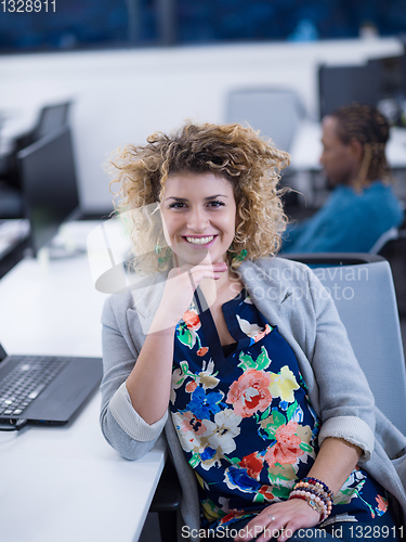 Image of portrait of young female software developer