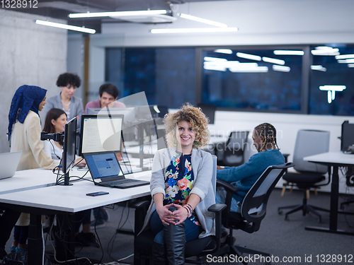 Image of portrait of young female software developer