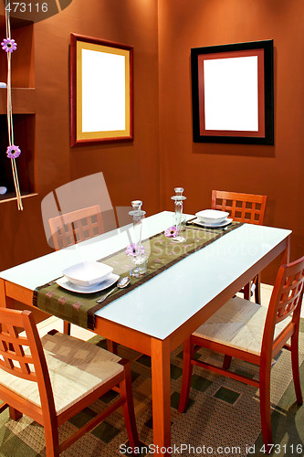 Image of Brown dining