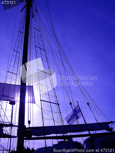 Image of Mast of old ship