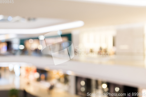 Image of Blur view of shopping center
