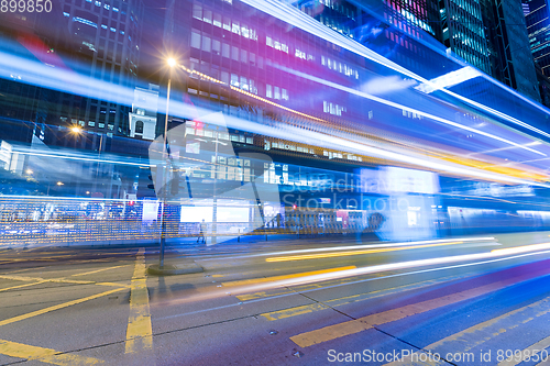 Image of Traffic trail in Hong Kong