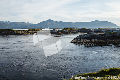 Image of Beautiful view on norwegian fjords