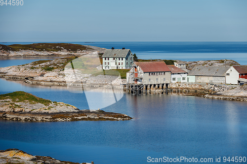 Image of Beautiful view on norwegian fjords