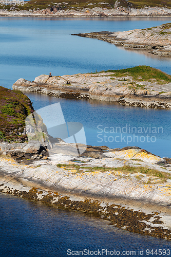 Image of Beautiful view on norwegian fjords