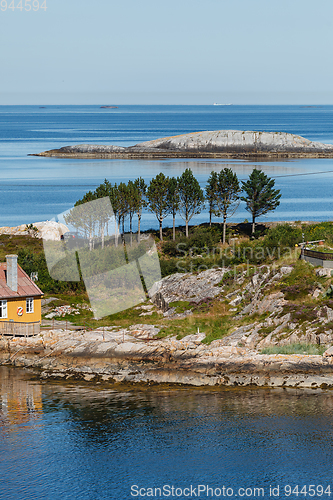 Image of Beautiful view on norwegian fjords