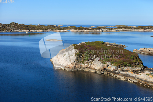 Image of Beautiful view on norwegian fjords