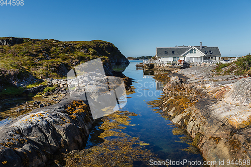 Image of Beautiful view on norwegian fjords