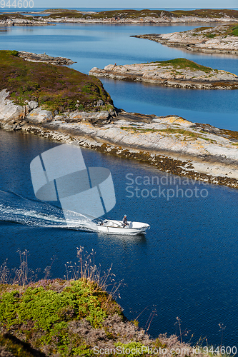 Image of Beautiful view on norwegian fjords