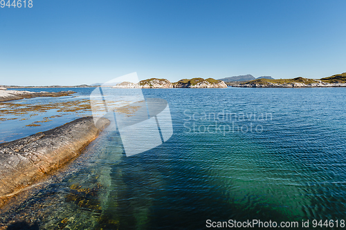 Image of Beautiful view on norwegian fjords