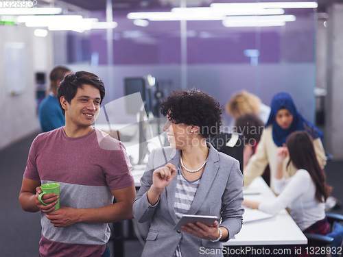 Image of Portrait of young successful Business couple