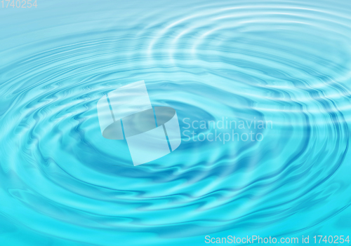 Image of Abstract water background with wavy circles