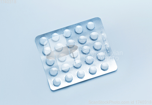 Image of Pills packed in blister