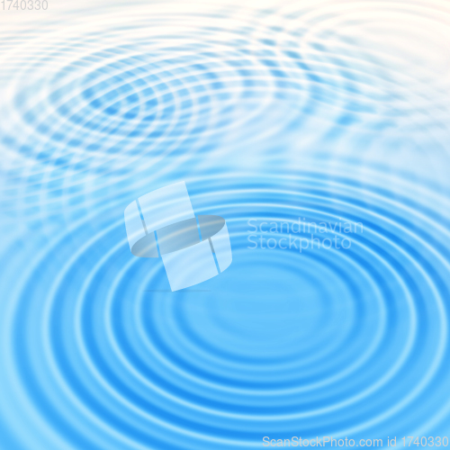 Image of Water background with round crossing ripples