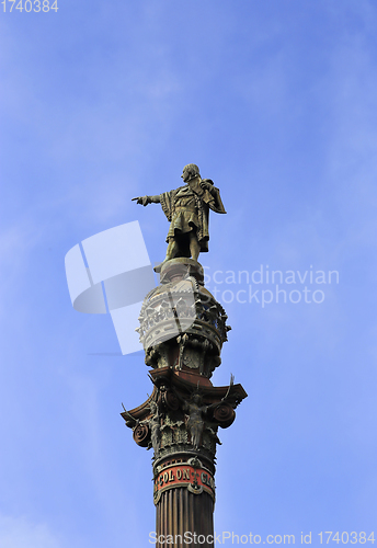 Image of Monument of Christopher Columbus in Barcelona