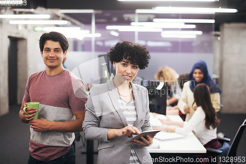 Image of Portrait of successful multiethnic Business people