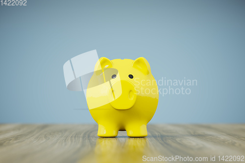 Image of piggy bank yellow