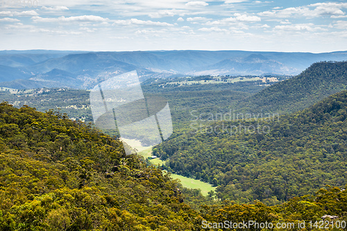 Image of the Blue Mountains Australia panorama