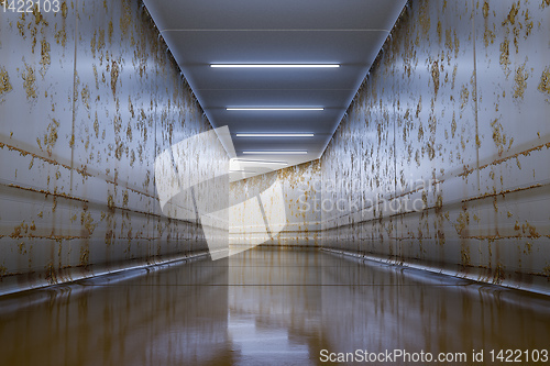 Image of A typical underground corridor background