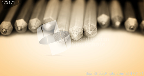 Image of Close-up pencil.