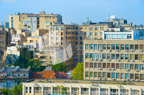 Image of  Skyline urban architecture Bucharest, Romania