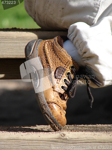 Image of Child brown boot