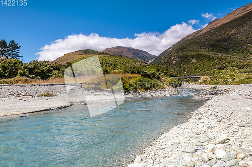 Image of lake Wanaka; New Zealand south island