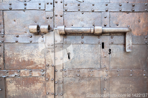 Image of old rusty lock