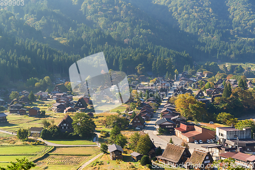 Image of Japanese Shirakawago village 