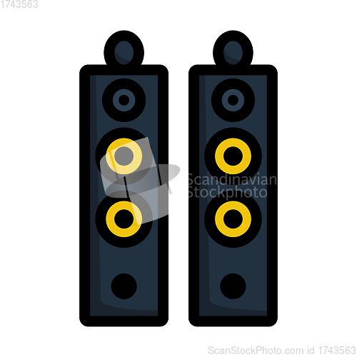 Image of Audio System Speakers Icon