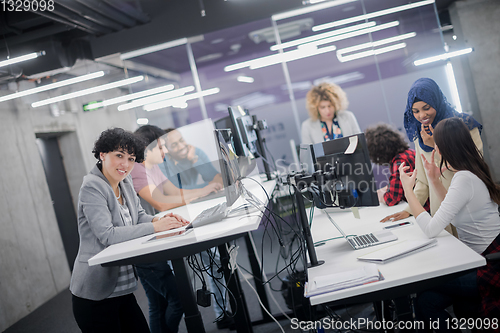 Image of portrait of young female software developer