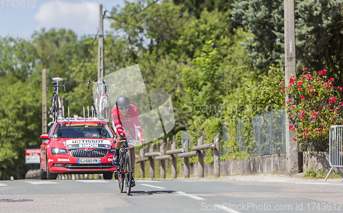 Image of The Cyclist Julien Simon - Criterium du Dauphine 2017