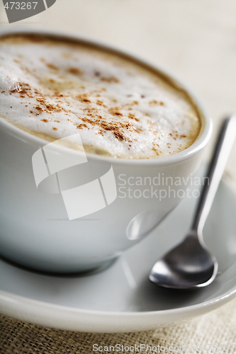 Image of cappuccino closeup