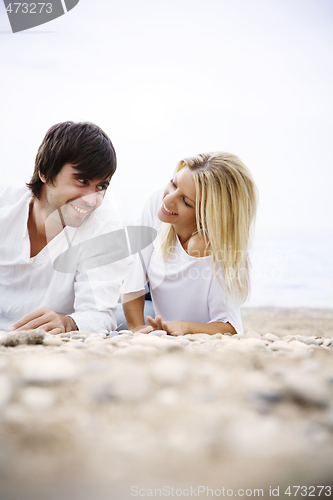 Image of couple on the beach