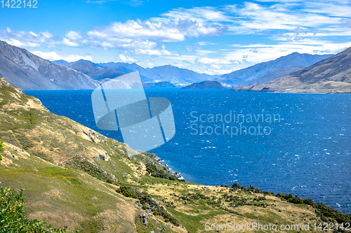 Image of lake Wanaka; New Zealand south island