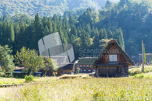 Image of Traditional Japanese Shirakawago village 