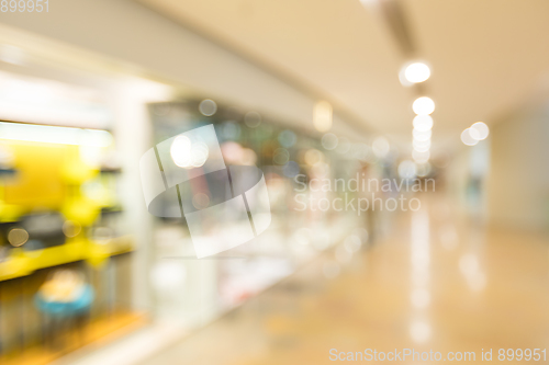 Image of Abstract blur shopping mall and retail store interior