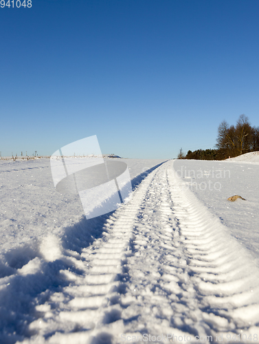 Image of Road under the snow