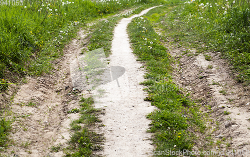 Image of Field and road